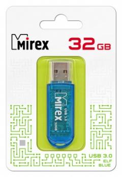 USB3.0 FlashDrives 32Gb Mirex ELF BLUE